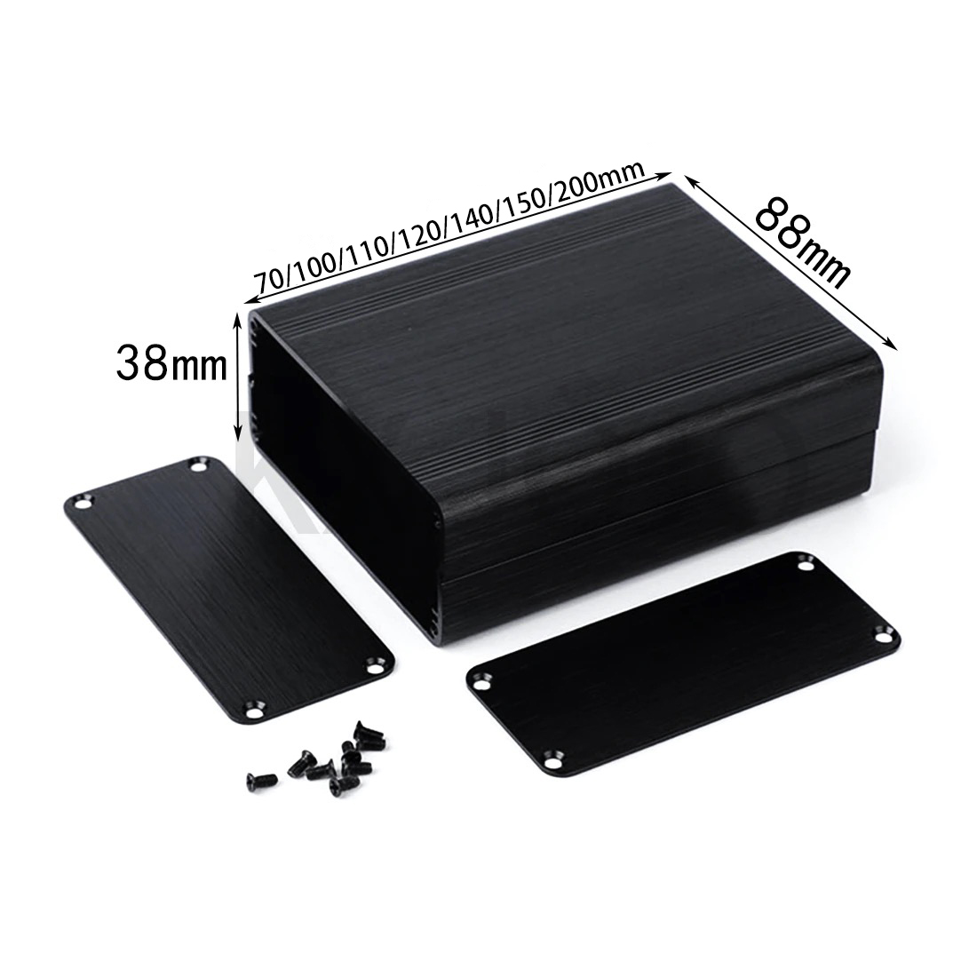 Diy Electronics Box - Aluminum Enclosure 1pcs 88*38*100/110/120/140/150/200mm Shell Controller
