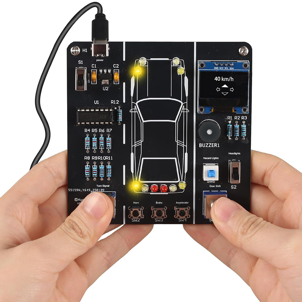 DIY Car Driving Simulation Sol - Diy Electronics Learning Kit recension och pris